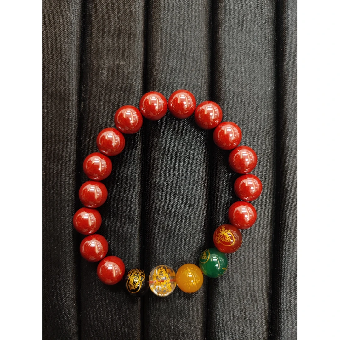 含辰砂工艺品帝王砂五财串10m（多样性单个发货）