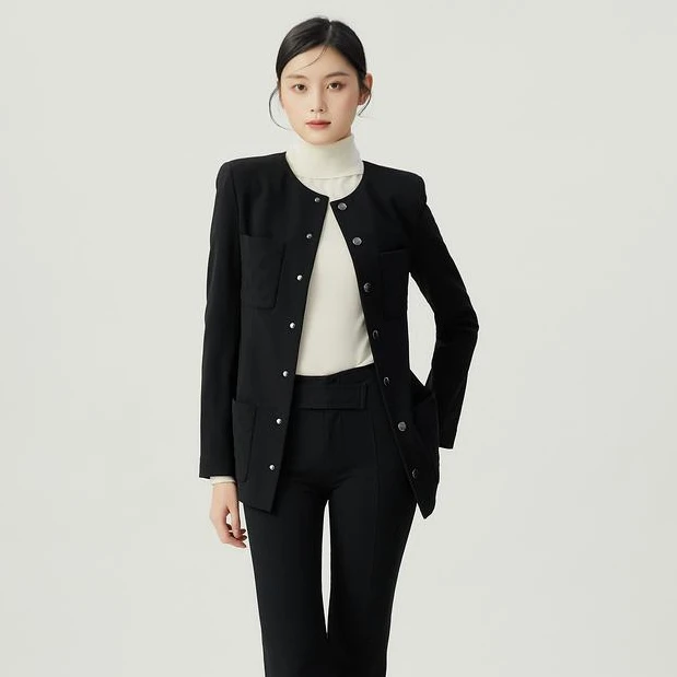 AMASS/阿玛施2024新款品质女装专柜正品修身中长款外套阿玛施风衣