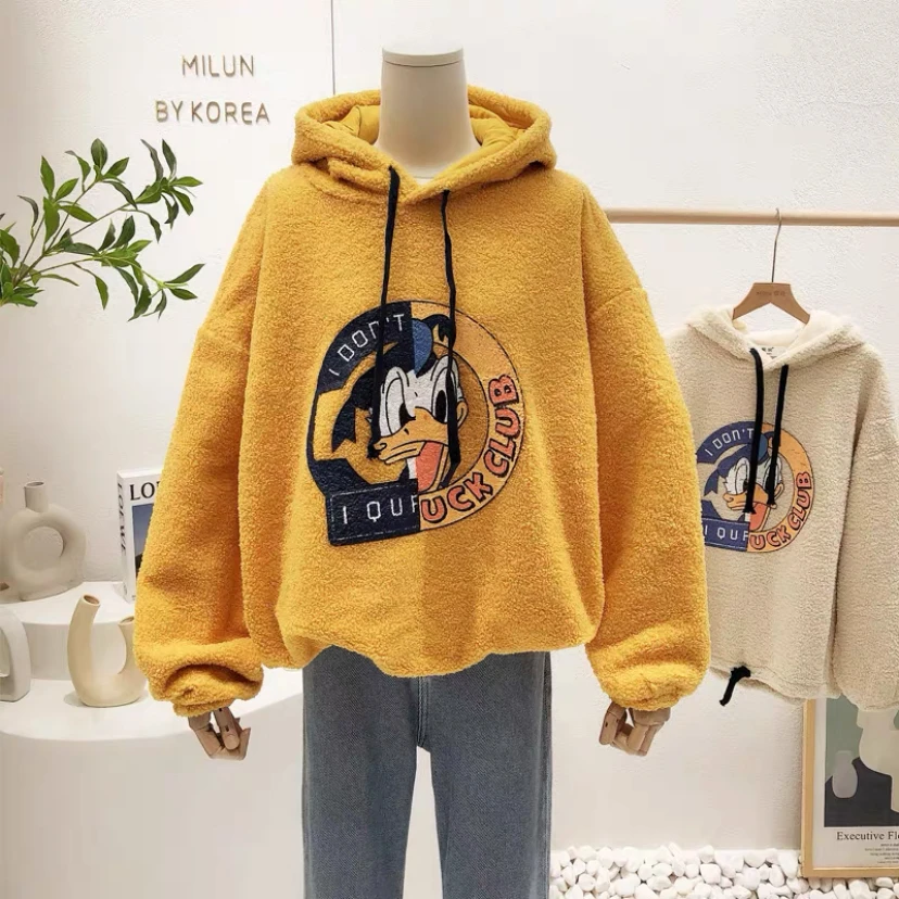 德喜绒复合 加厚秋冬服装面料 颗粒绒卷毛绒