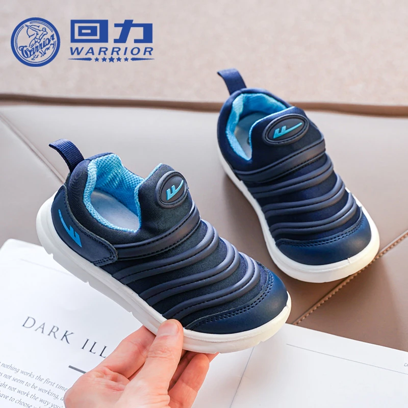 Warrior/回力儿童2023年春秋一脚蹬软底宝宝鞋舒适百搭运动鞋6022