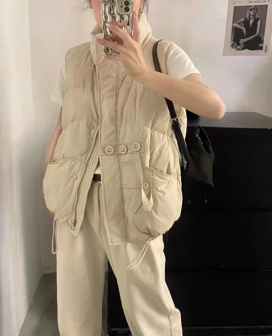 冬季新款羽设计感马甲