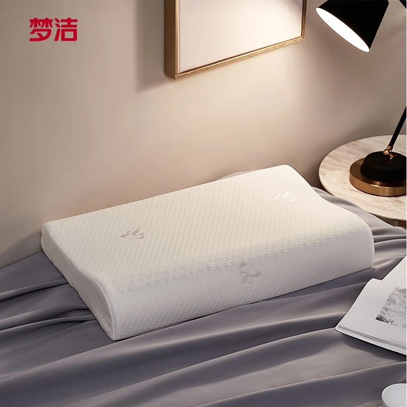 【梦洁家纺】乳胶枕防螨透气高回弹成人纯正自然泰国家用乳胶对枕