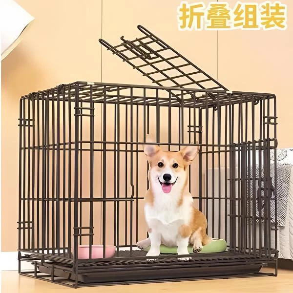 狗笼子中小型犬泰迪猫笼兔带厕所室狗笼内狗窝宠物用品加粗宠物笼