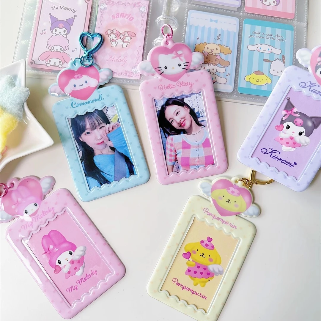 ins可爱猫咪兔证件学生公交卡三寸3寸卡套追星小卡饭卡钥匙扣卡包