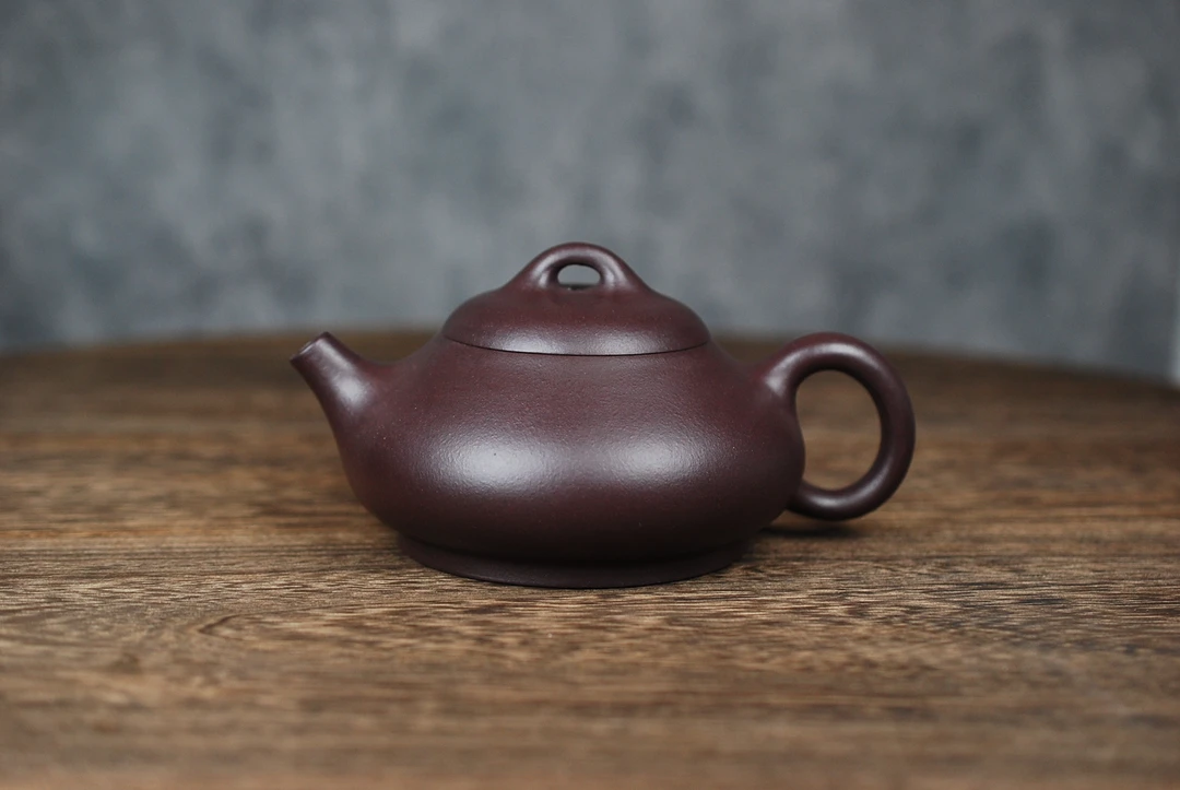 馨悦茗壶老紫泥 憨瓢200毫升 宜兴紫砂壶 家用器 送礼自用