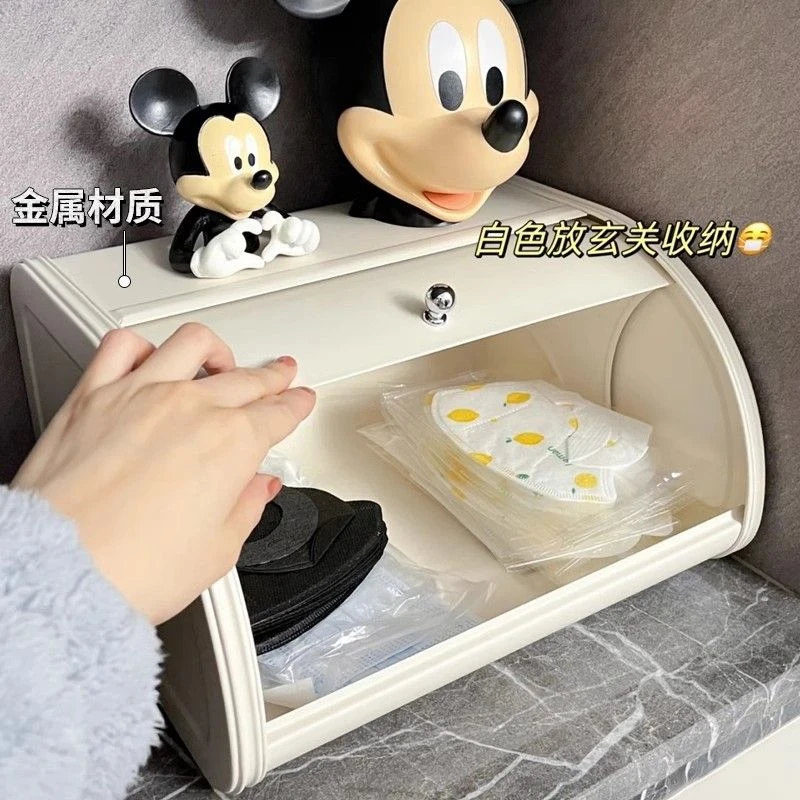 玄关收纳盒入户入门进门门口钥匙创意摆件轻奢高档杂物桌面置物架