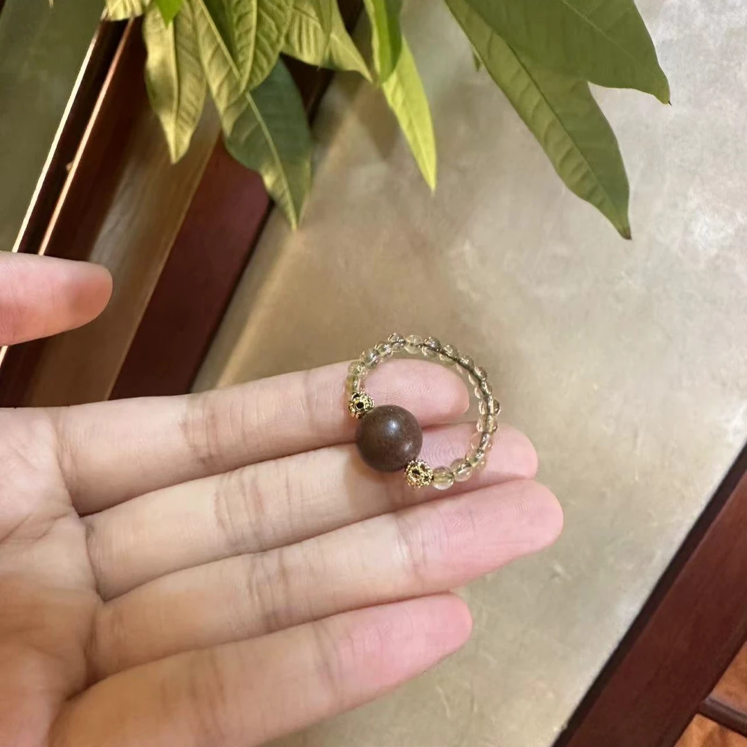 【禅茶香方】设计款戒指一个 合香珠非遗