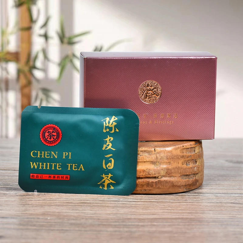 品鉴装一盒4泡福鼎陈皮白茶