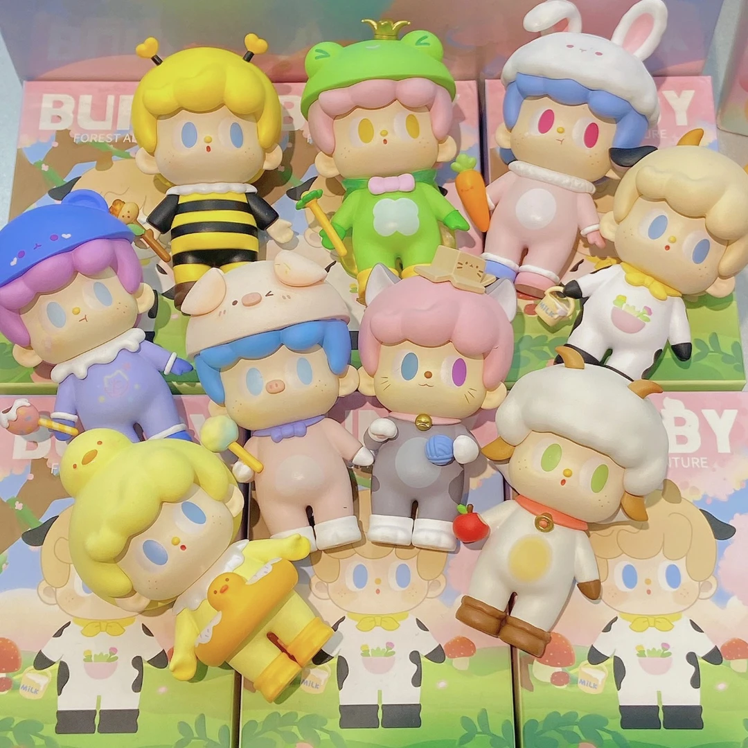 【拆盒】Bunby森林奇遇记系列潮玩盲盒公仔可爱摆件