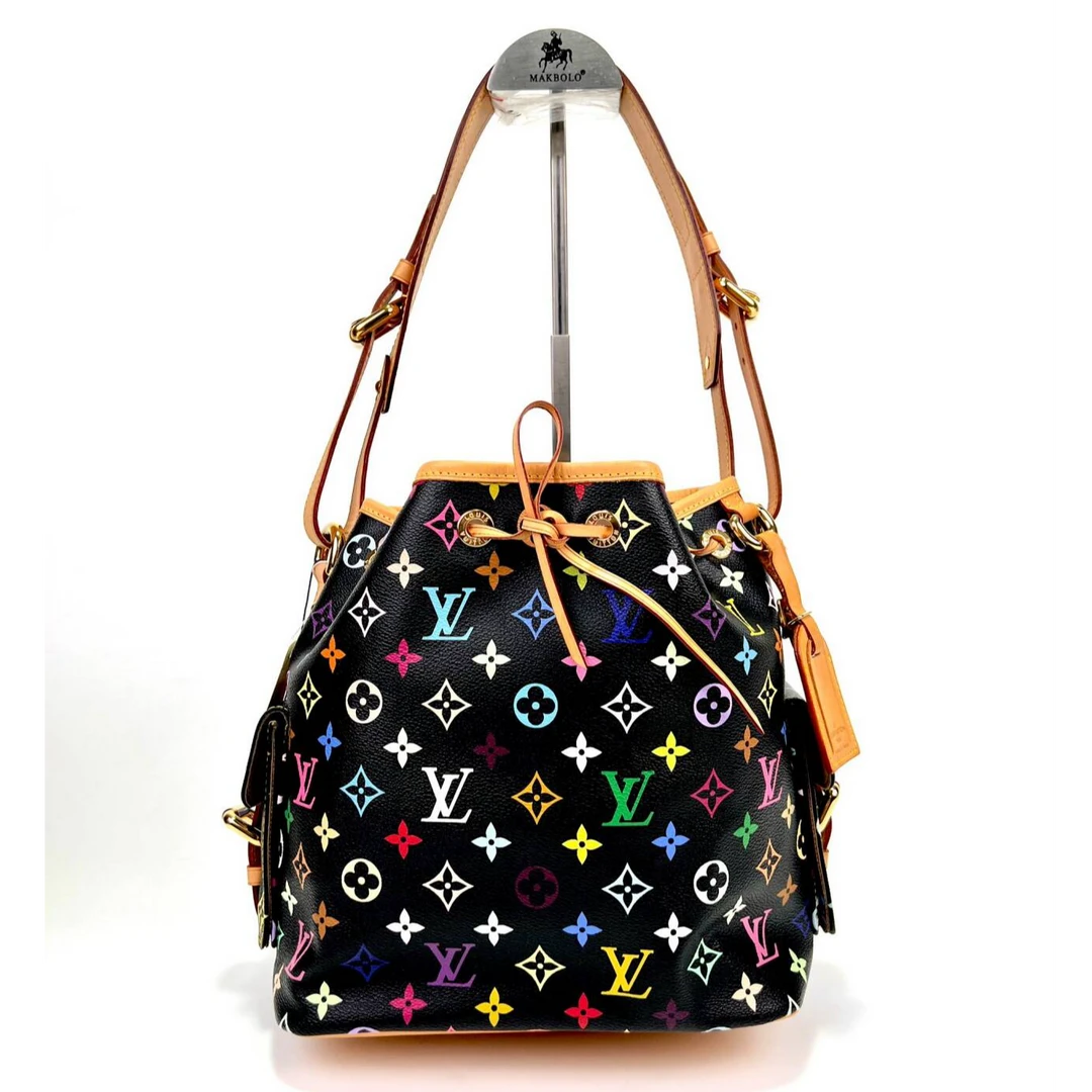 99新 LouisVuitton/路易威登 维舒/98新/LV黑三彩水桶/65207485