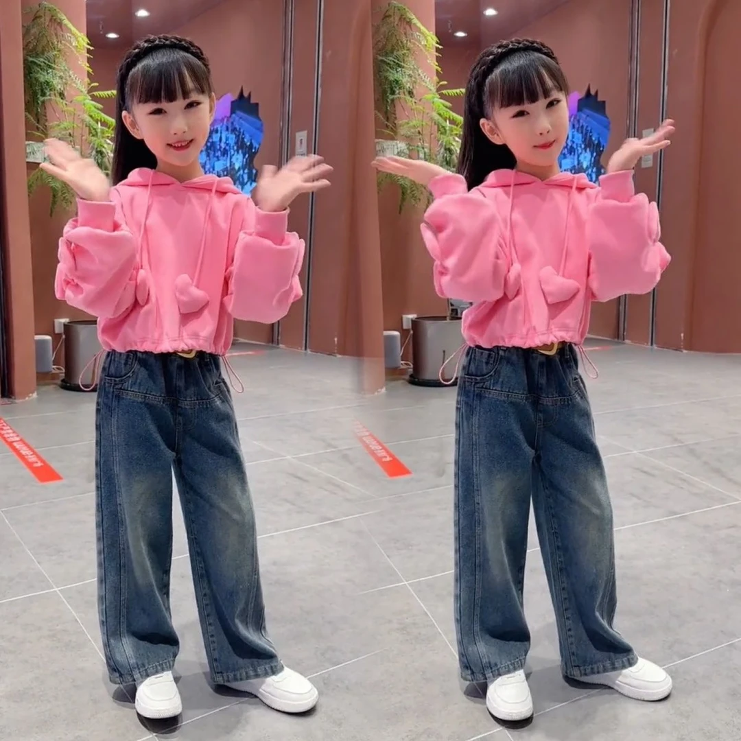 【AW】女童套装春秋2023新款儿童网红爆款童装女宝宝秋季时髦洋气