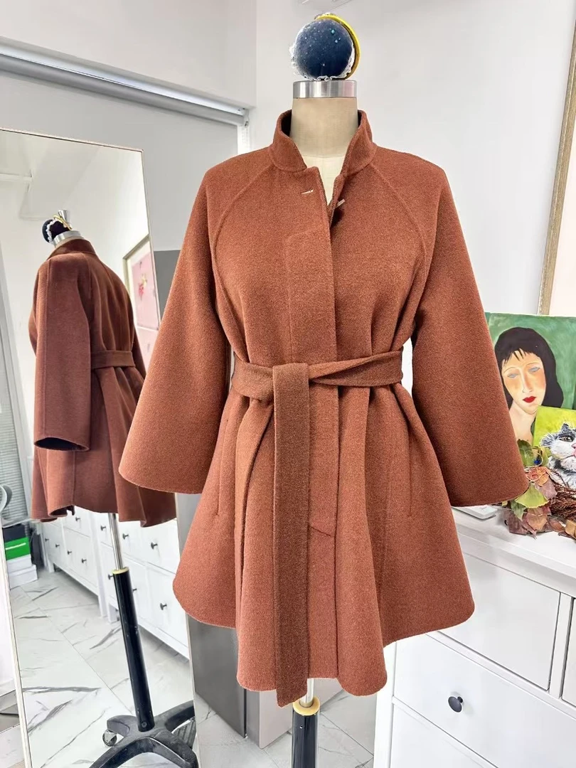 毛呢大衣外套秋冬休闲羊绒