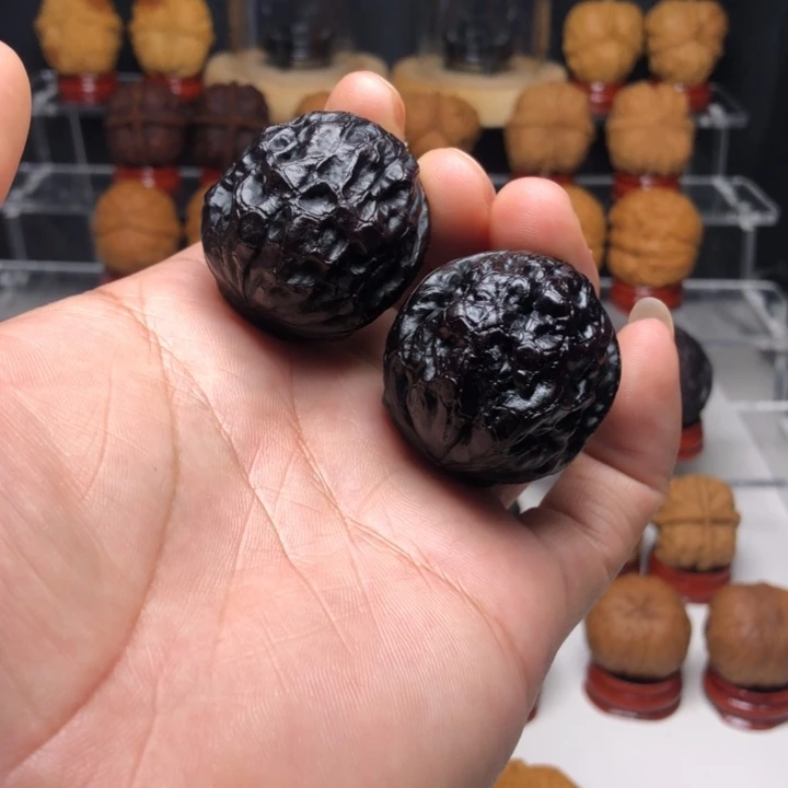 文玩核桃把件7野生铁核桃