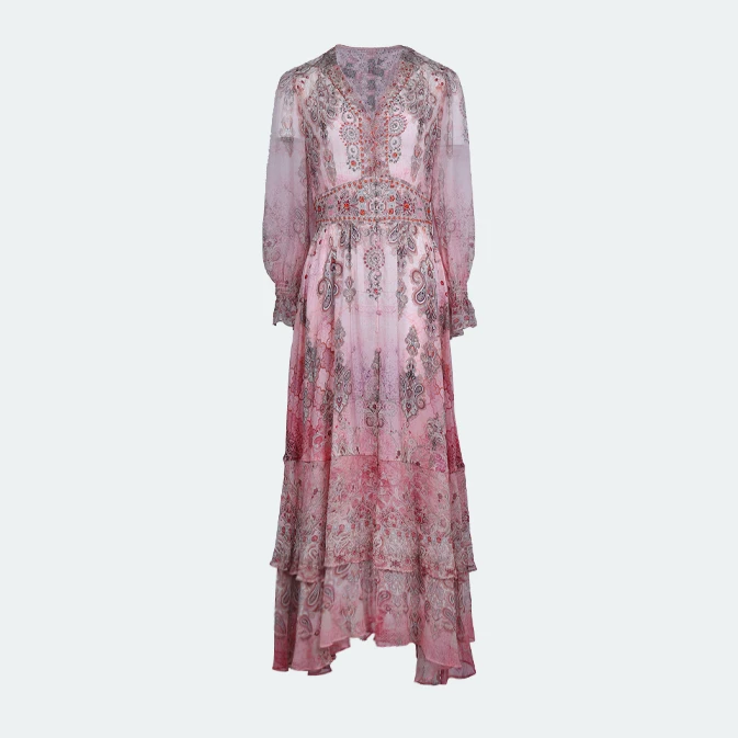 【2024-文文高端系列】重磅真丝女装连衣裙HFT1A-03-8