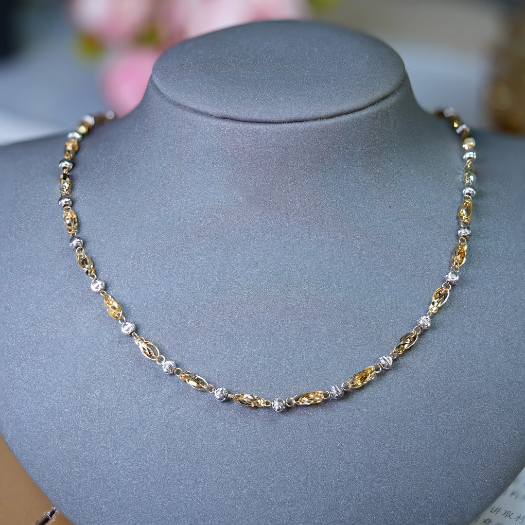 【不二】K金爆闪项链