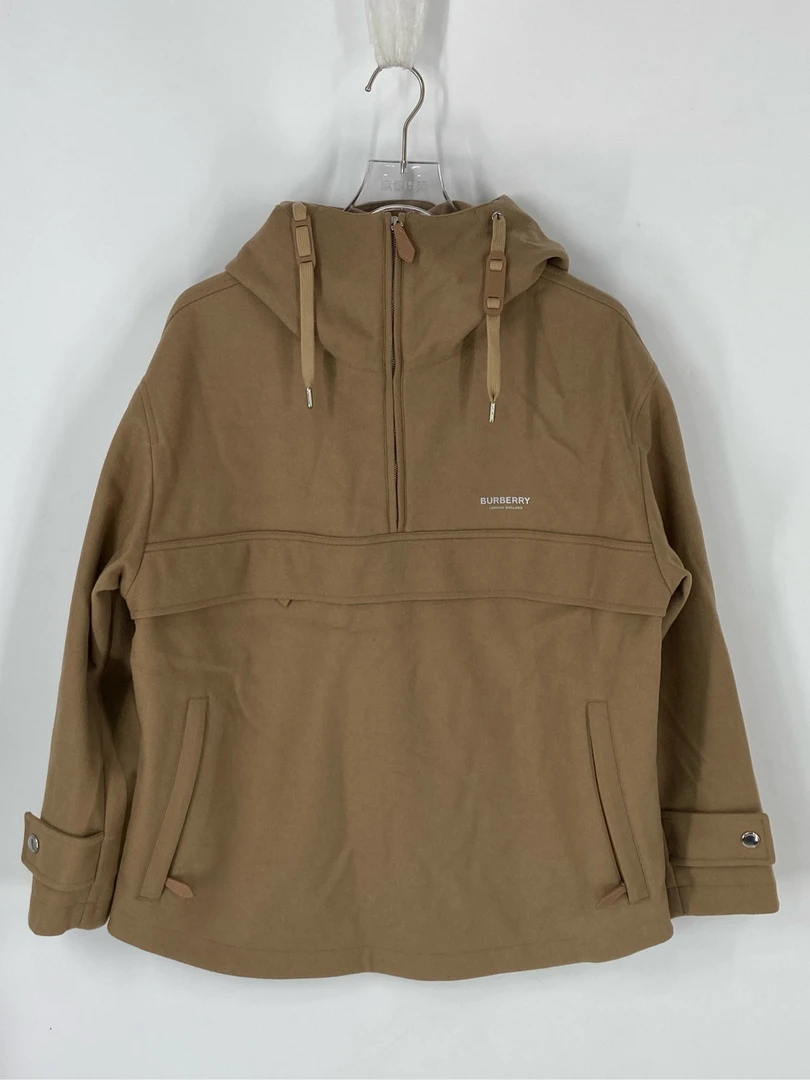 博柏利Burberry半拉链羊毛套头外套/S码/全新/03071