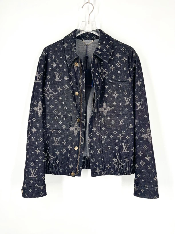 路易威登/Louis Vuitton 复古印花纯棉牛仔外套 01231/全新/50码