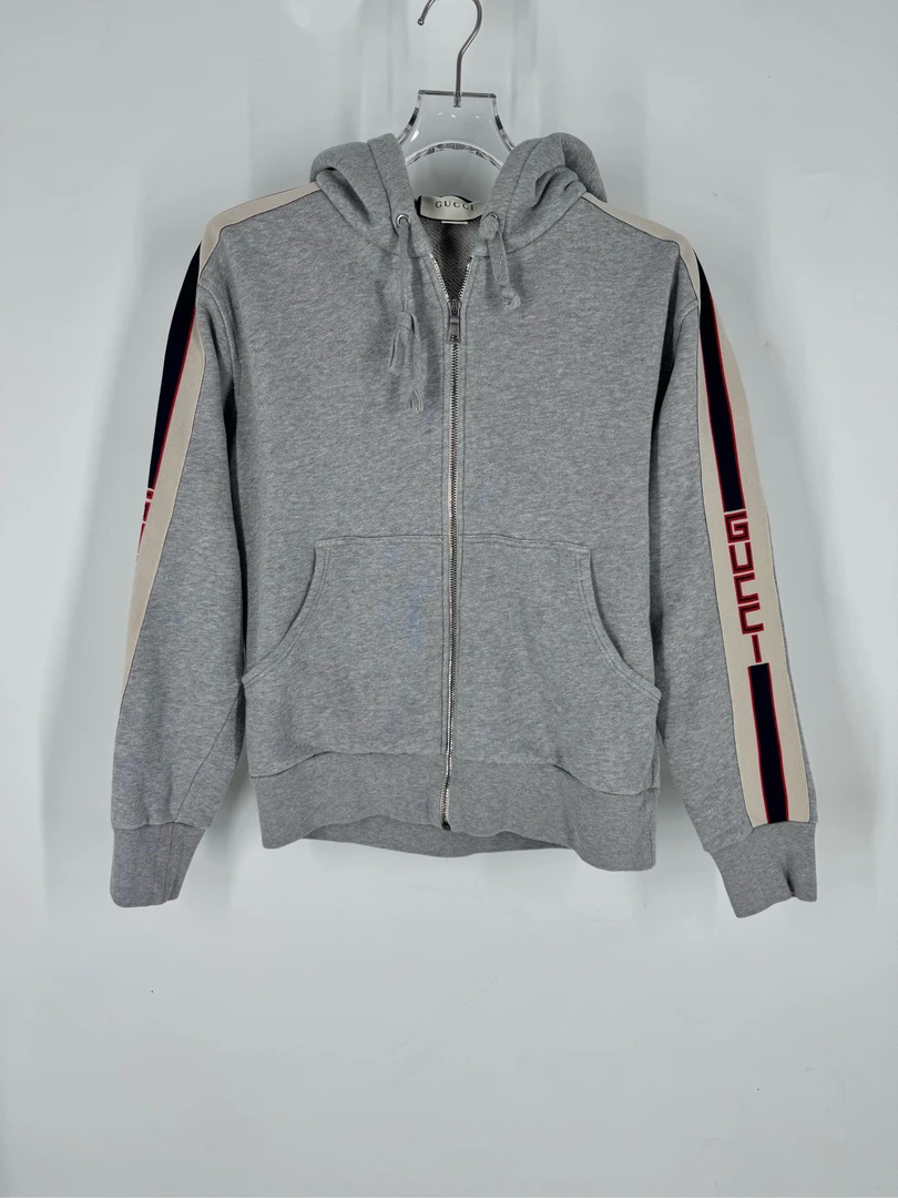 古驰/Gucci 灰色织带外套02210/XS码/99新