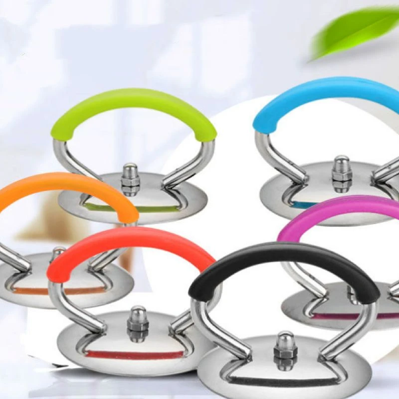 小孔不锈钢锅盖顶帽玻璃锅盖把手可提式锅盖配件顶珠防烫锅盖