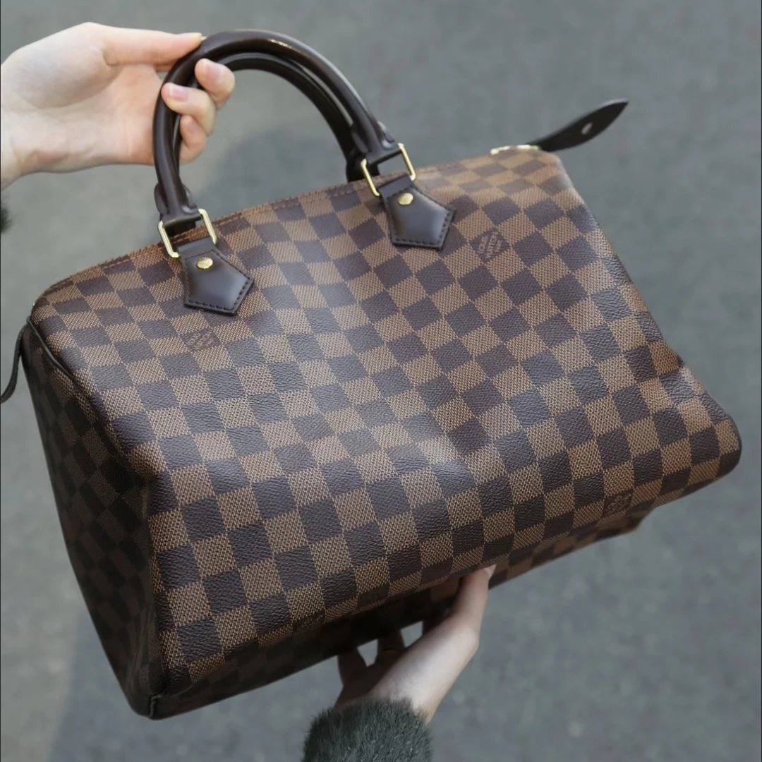 95新 LouisVuitton/路易威登 LV/sp棋盘格30手提/送中检/
