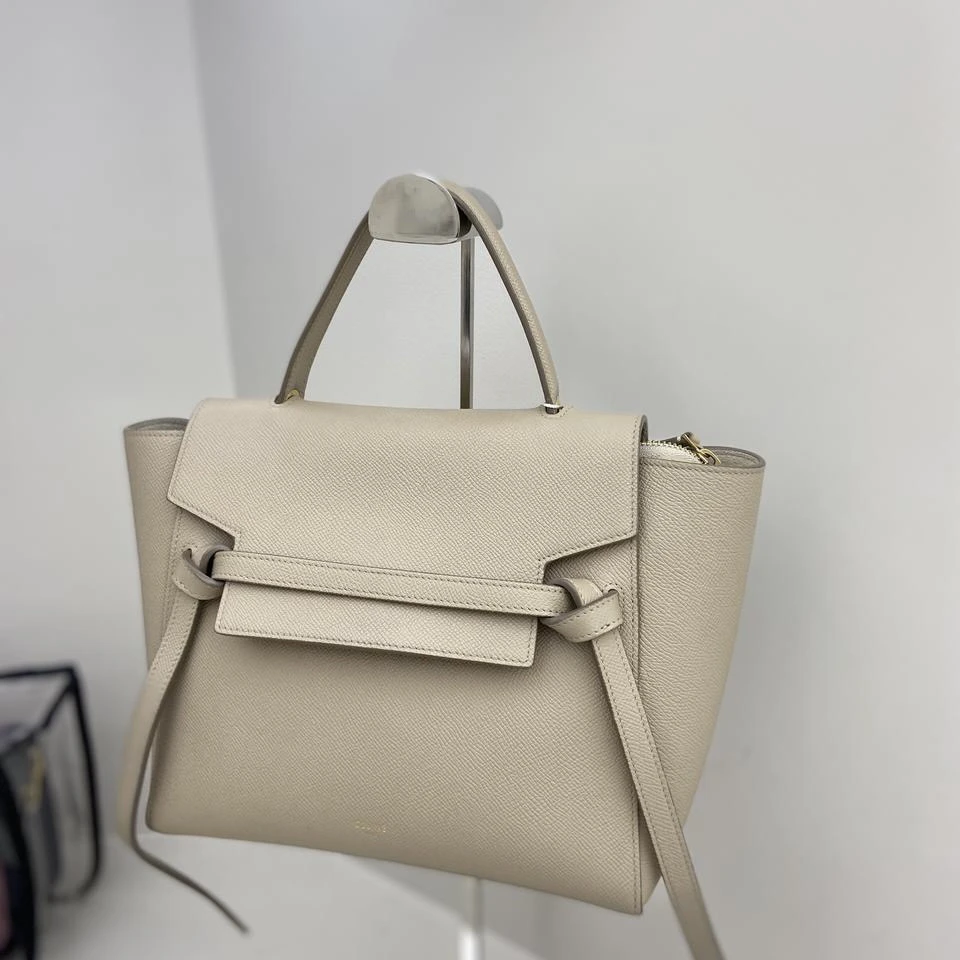95新 Celine/思琳 塞林/奶茶色鲶鱼手提包/送中检