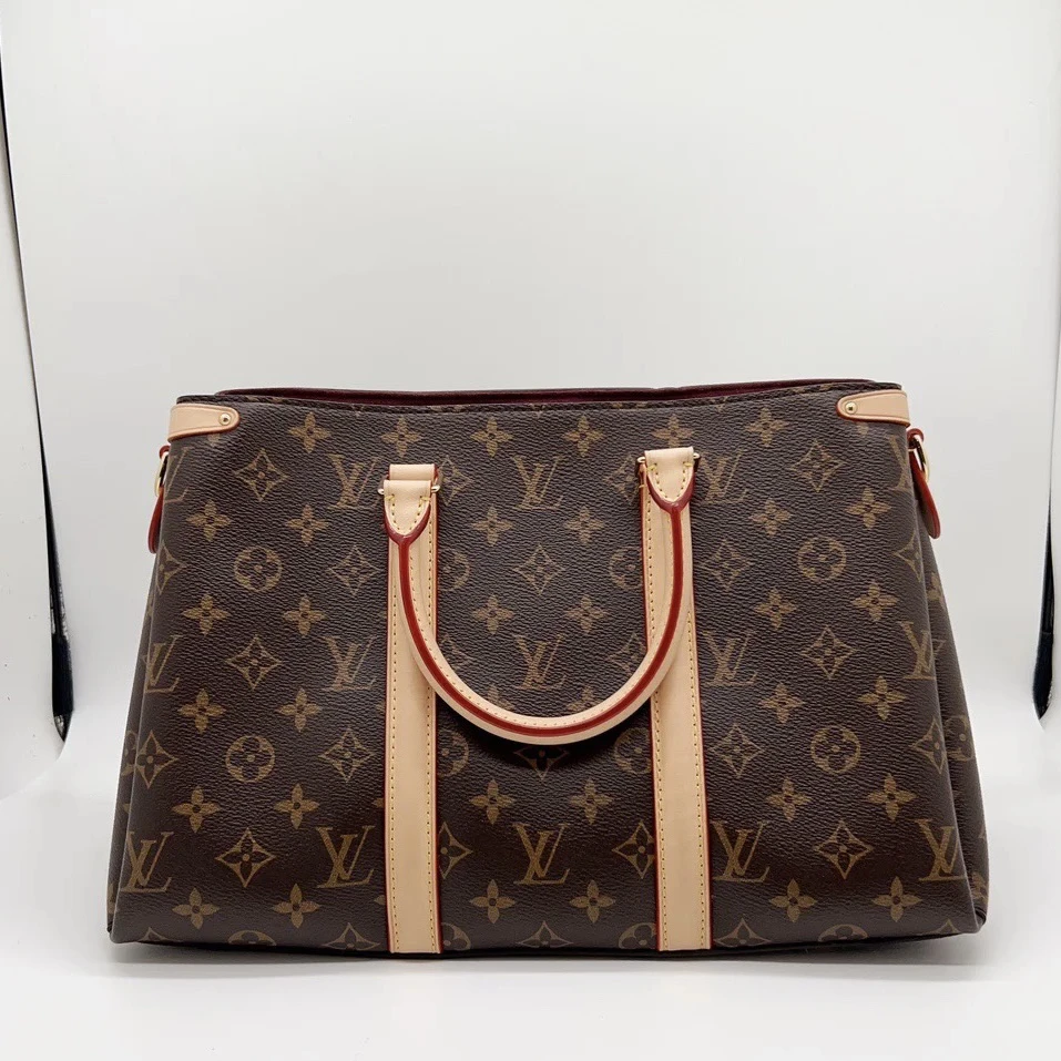 99新 LouisVuitton/路易威登 LV/Soufflot老花手提包/jm201送中检