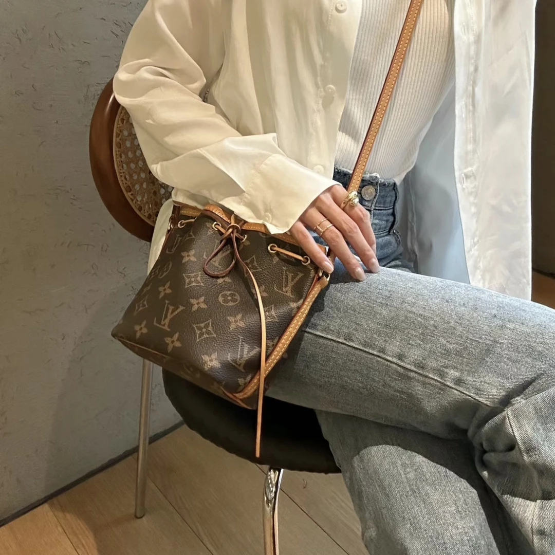95新 LouisVuitton/路易威登 LV/noe小水桶斜挎包/送中检
