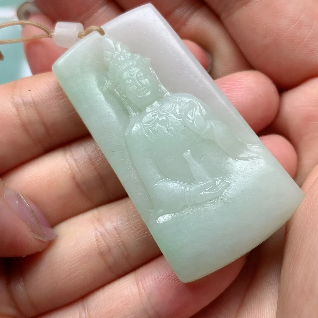 定制翡翠未镶嵌观音