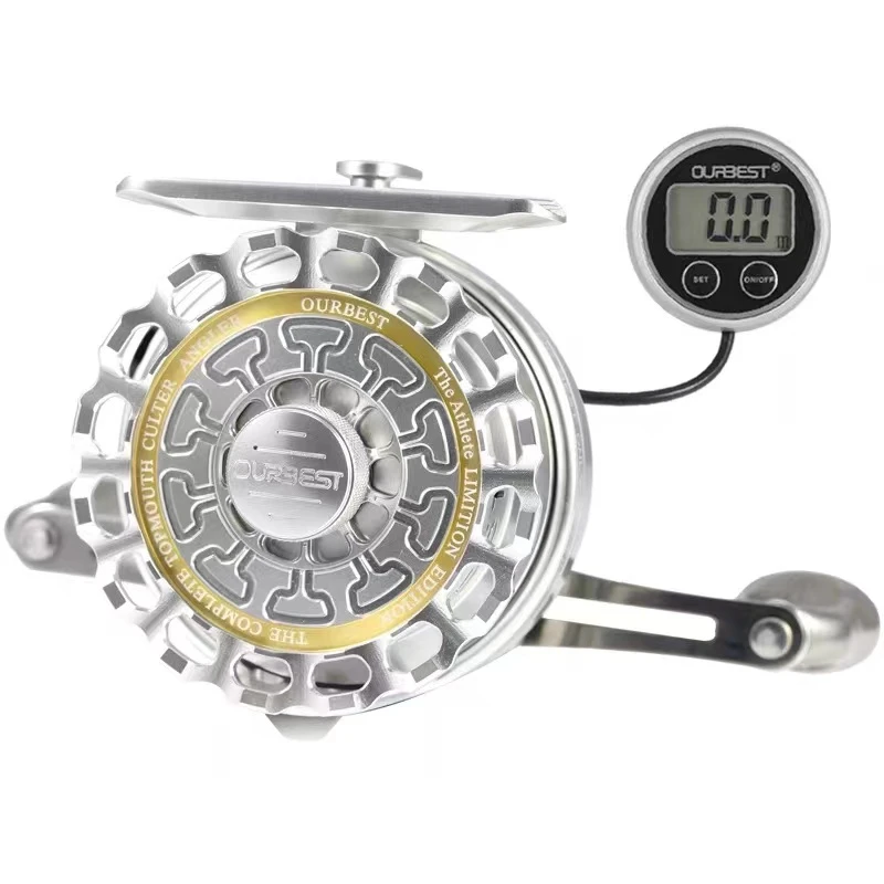 欧贝丝特干将四代升级版 新款9轴全金属带数显带磁力缓降筏钓轮子