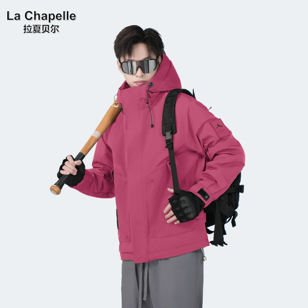 La Chapelle/拉夏贝尔防风防水秋冬棉服外套户外潮流情侣运动