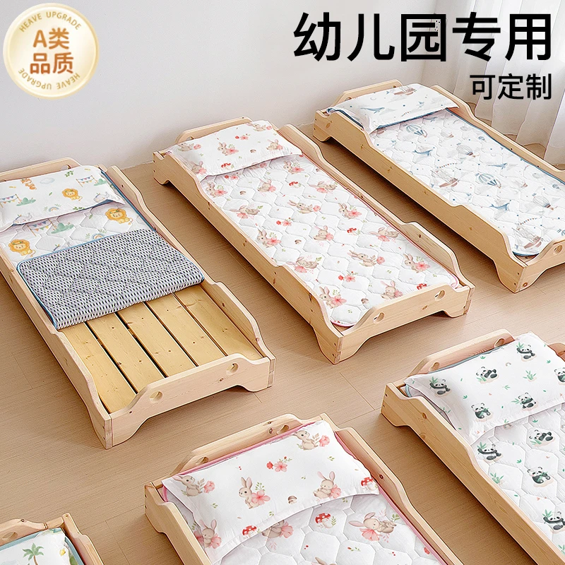 幼儿园床垫小褥子50×130宝宝儿童床午睡铺垫纯棉软垫婴儿床褥垫子