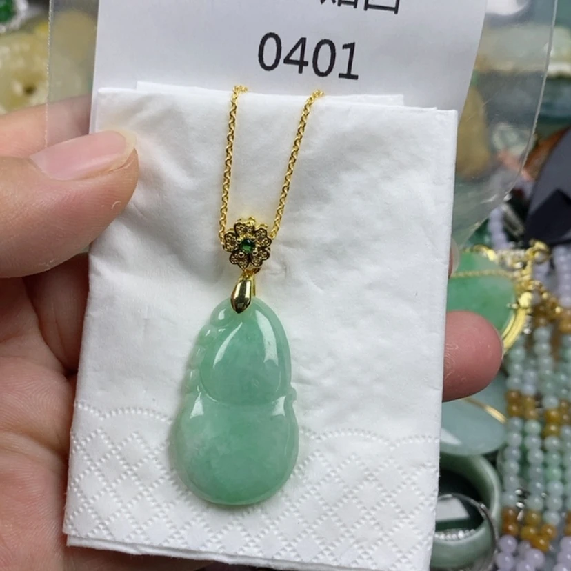 【闪购商品】翡翠颈饰14K金镶嵌