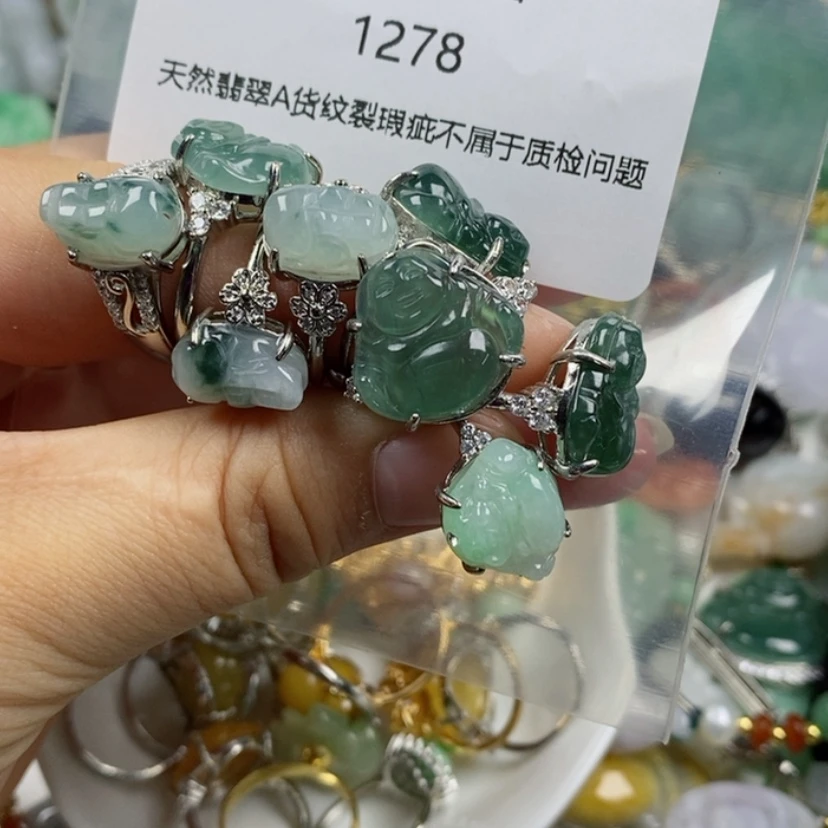 【闪购商品】翡翠颈饰银S925镶嵌听**雨