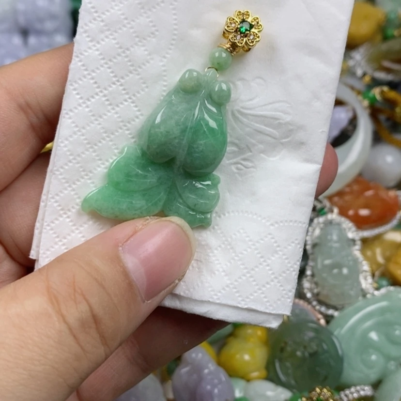 【闪购商品】翡翠颈饰14K金镶嵌