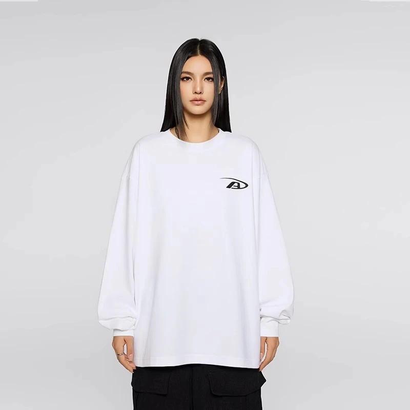 【Achock官方店】潮牌基础款长袖打底衫美式春秋冬款情侣圆领T恤