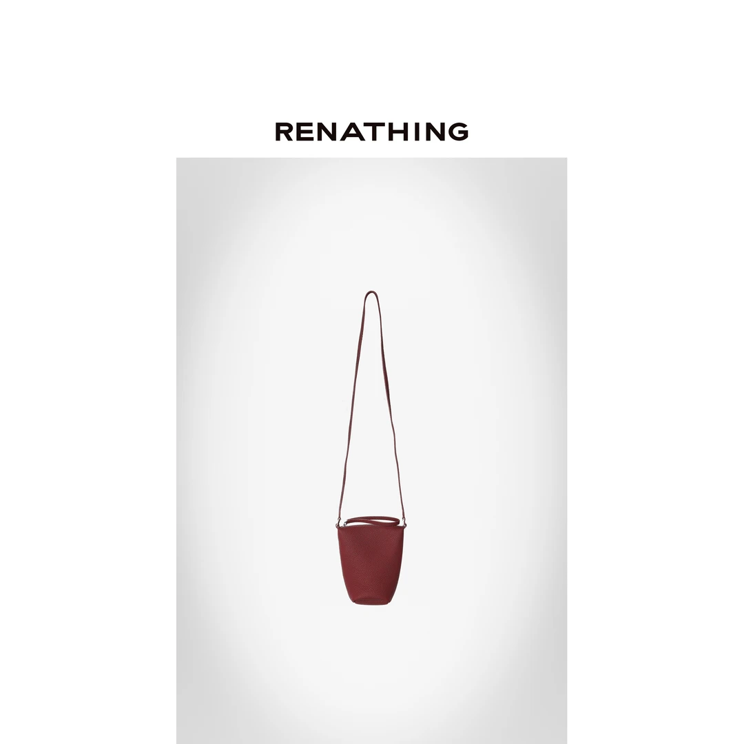 【RENATHING】简约软皮单肩斜挎包