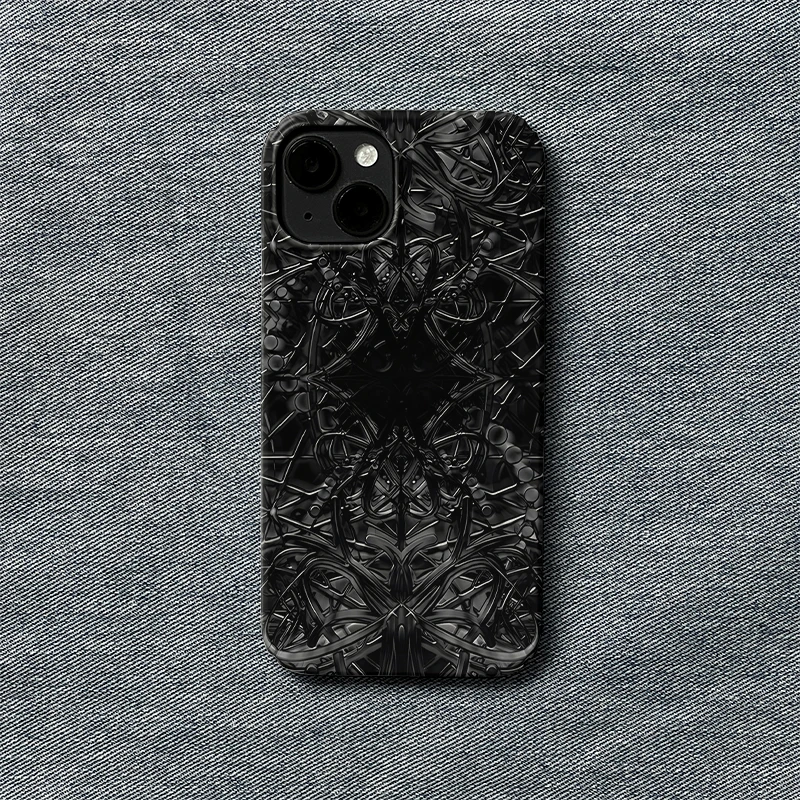 炫黑网苹果15个性iPhone14手机壳13promax高级硬壳12/11创意ins套