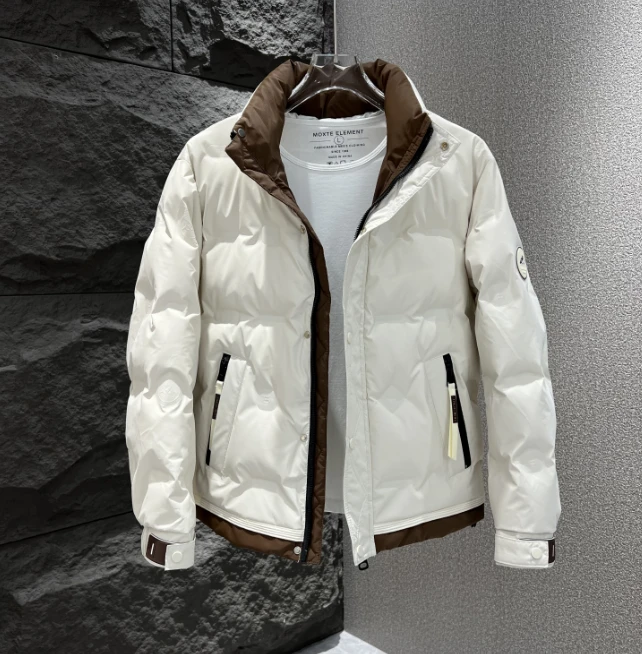 8808-1新款男士冬季时尚简约休闲立领保暖羽绒服