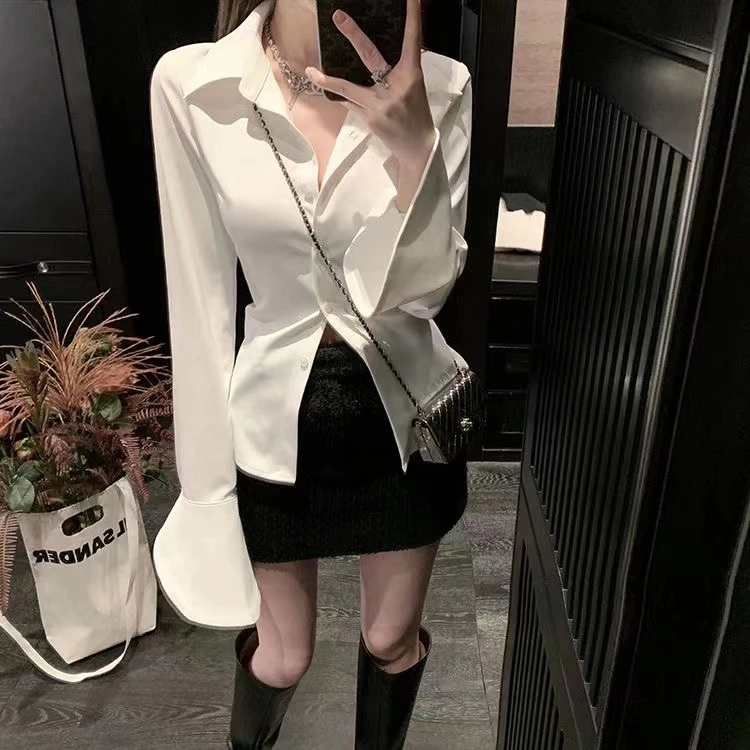 白色洋气短裙牛仔皮裙半身裙时尚潮流女装 连衣裙气质休闲套装