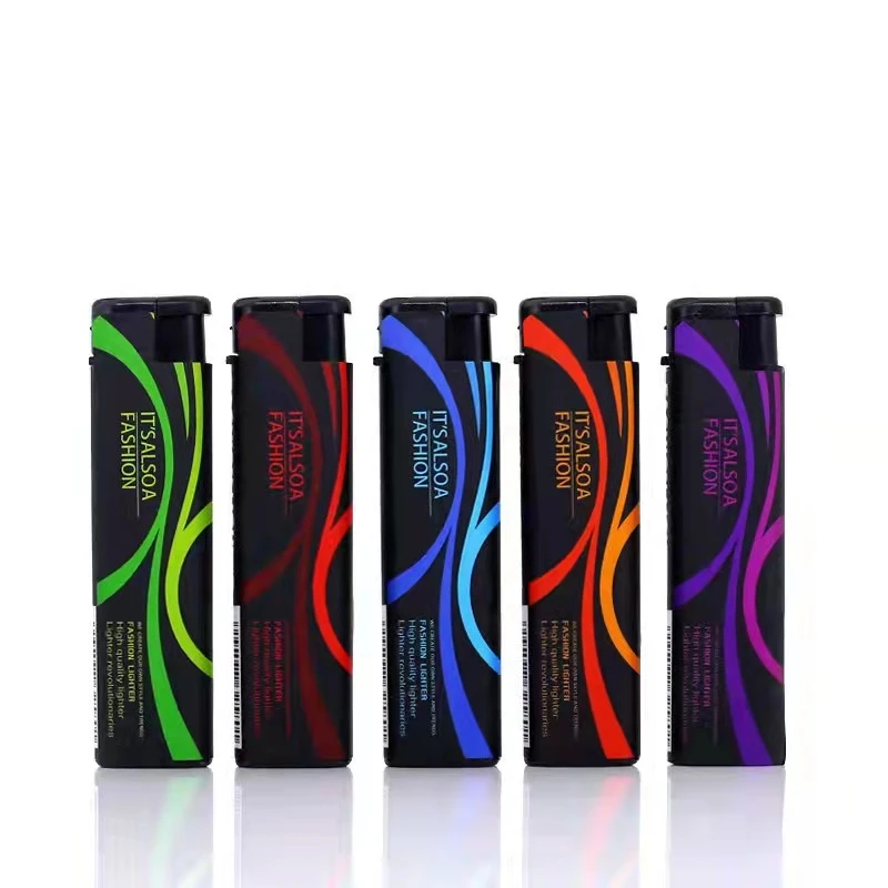 防风打火机25支–50支装个性包画打火机超市点火商场国潮