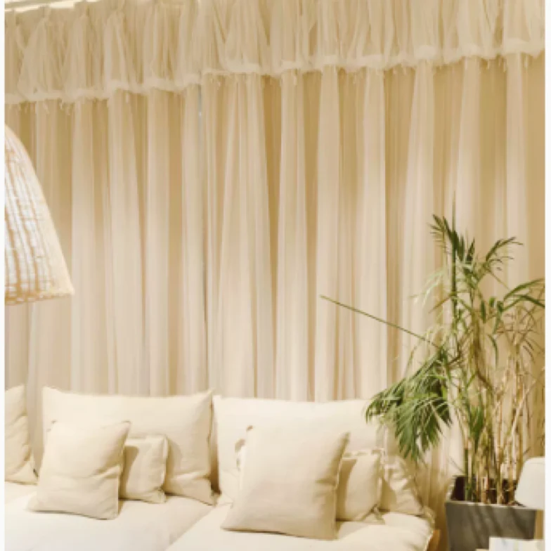 【小福宝】蒙娜丽莎公主风高遮光遮阳窗帘卧室阳台少女蕾丝双层法式