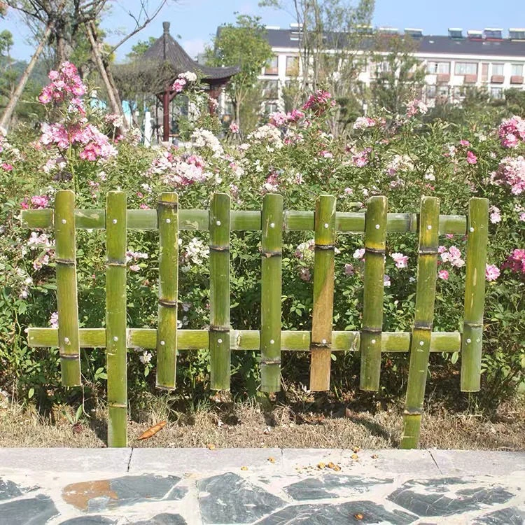 智创花园篱笆家用园林碳化田园防腐竹栅栏户外园艺竹