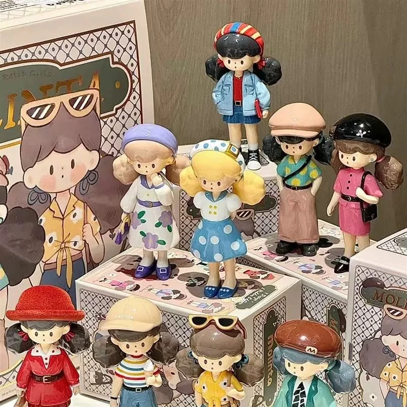 （小瓜-拆盒）FF  MOLINTA复古港风系列盲盒