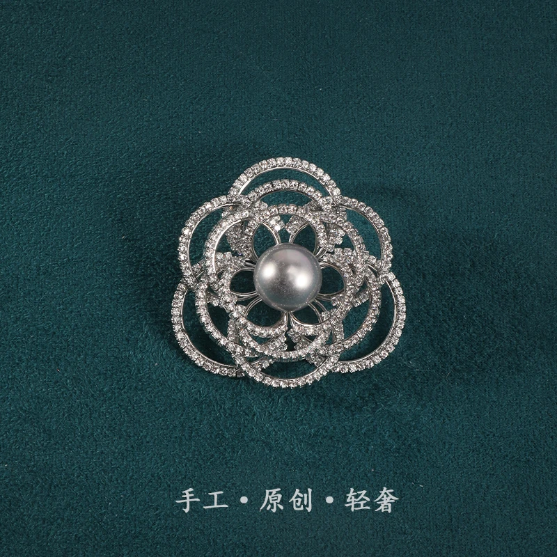 合金胸针 A436时尚高档胸针女奢华气质胸花韩国大衣别针毛衣配