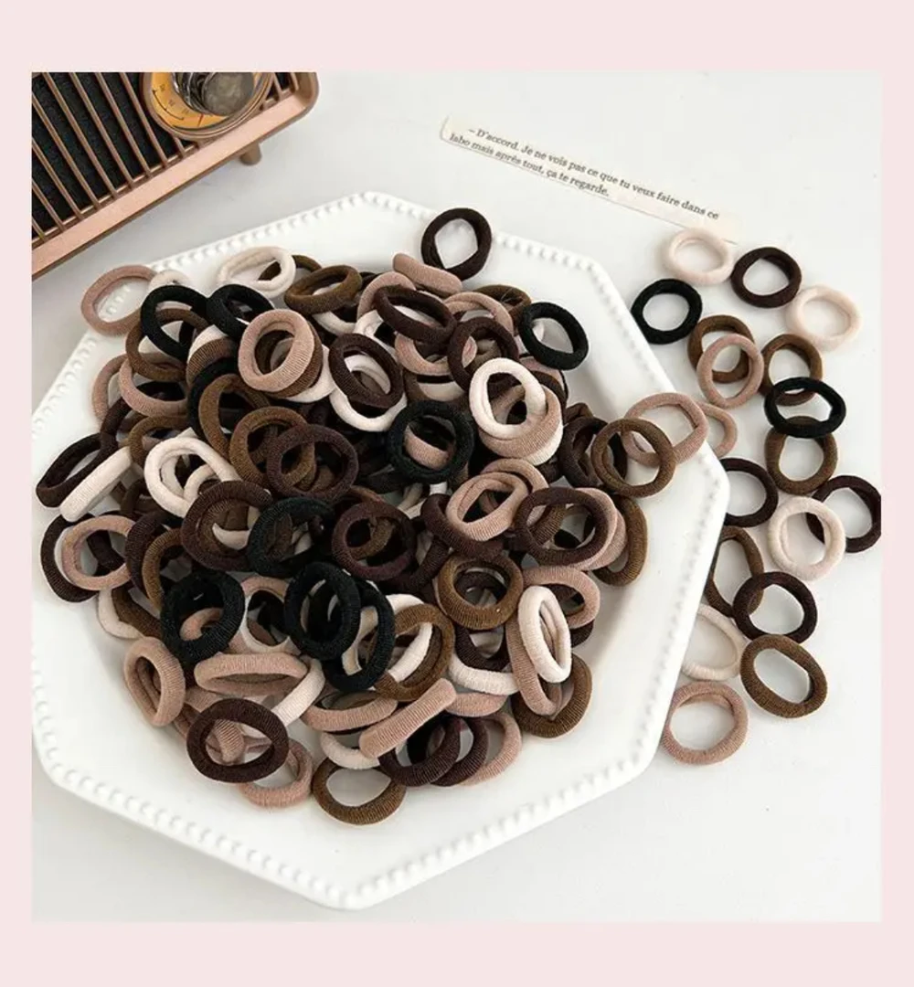 儿童发圈不伤发高马尾发绳扎头绳可爱耐用高弹力皮筋女孩小圈头饰