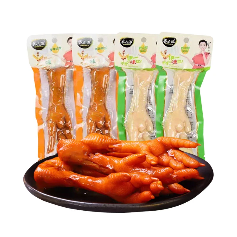 香之派多味鸡爪泡椒口感口味凤爪卤味食品小吃休闲解馋鸡爪零食