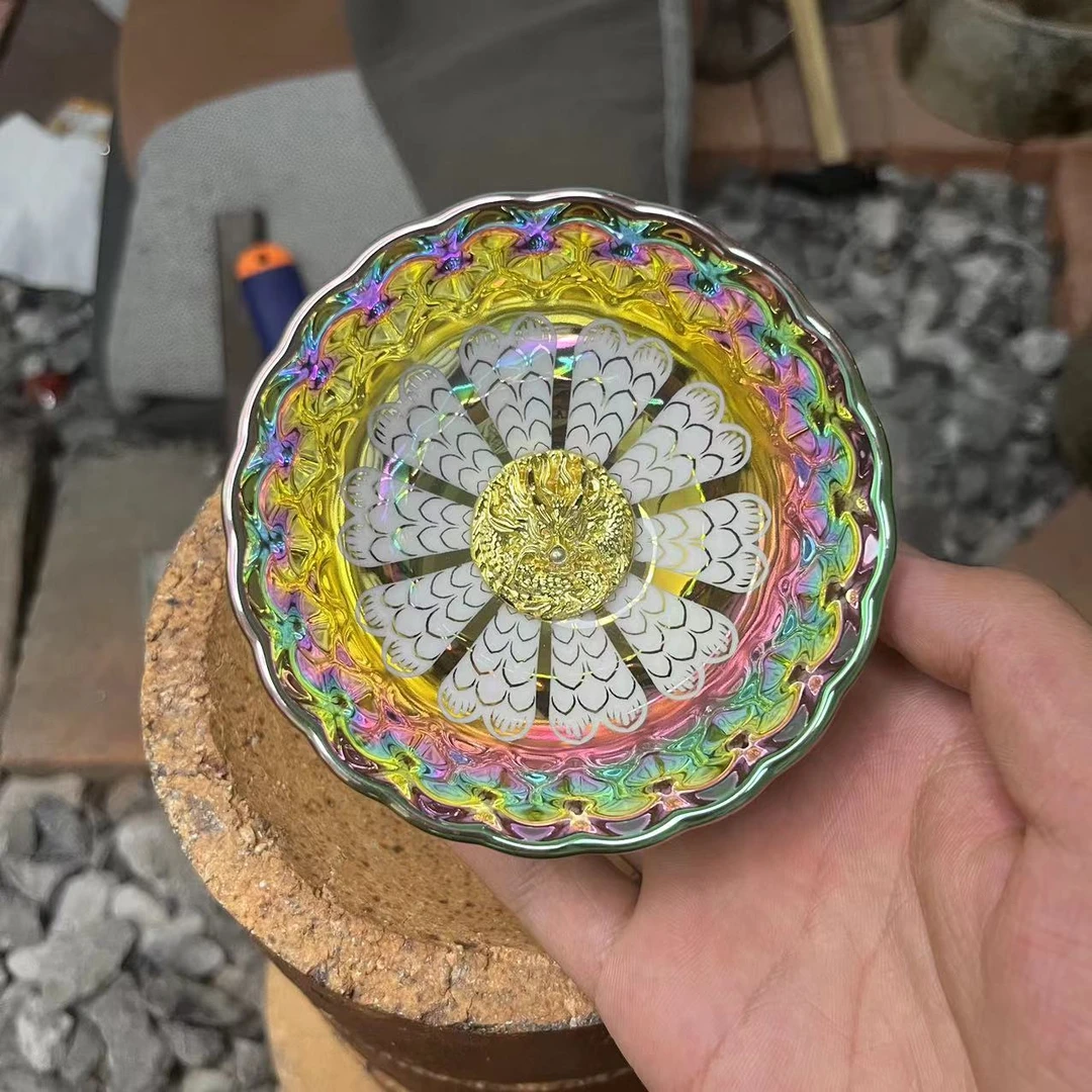 =闪购商品】七彩梦幻盘龙杯 茶器 茶杯 主人杯 A（无礼盒）