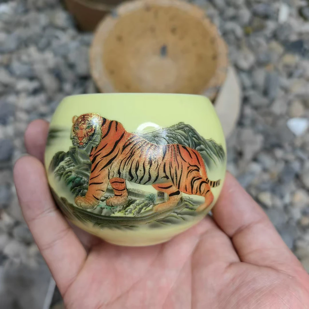 e闪购商品】虎啸山河 陶瓷茶器 主人杯A（无礼盒）