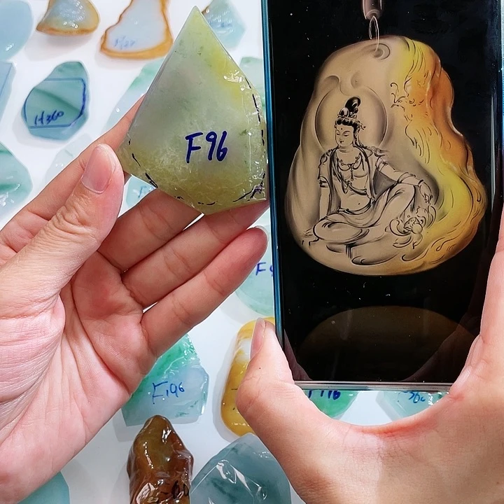 定制翡翠未镶嵌翡翠定制