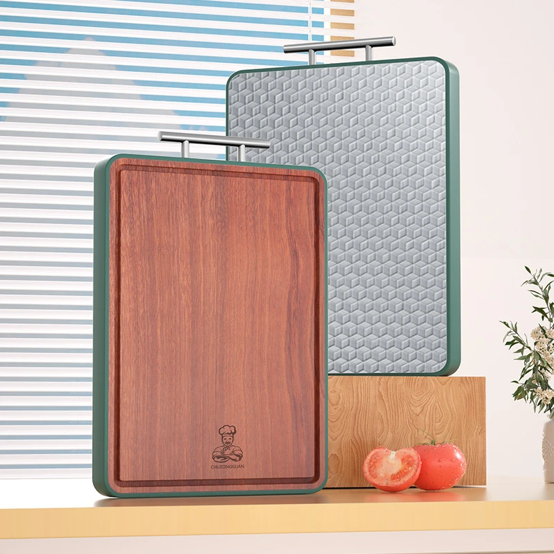 【外贸高货】魔方款厨总管乌檀木防霉抗菌切菜板加厚菜板